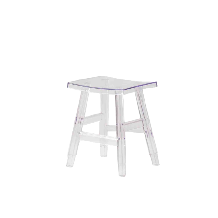 Plastic Chair (2 Chairs) - Anti-scratch & Ergonomic | LEUKHOME