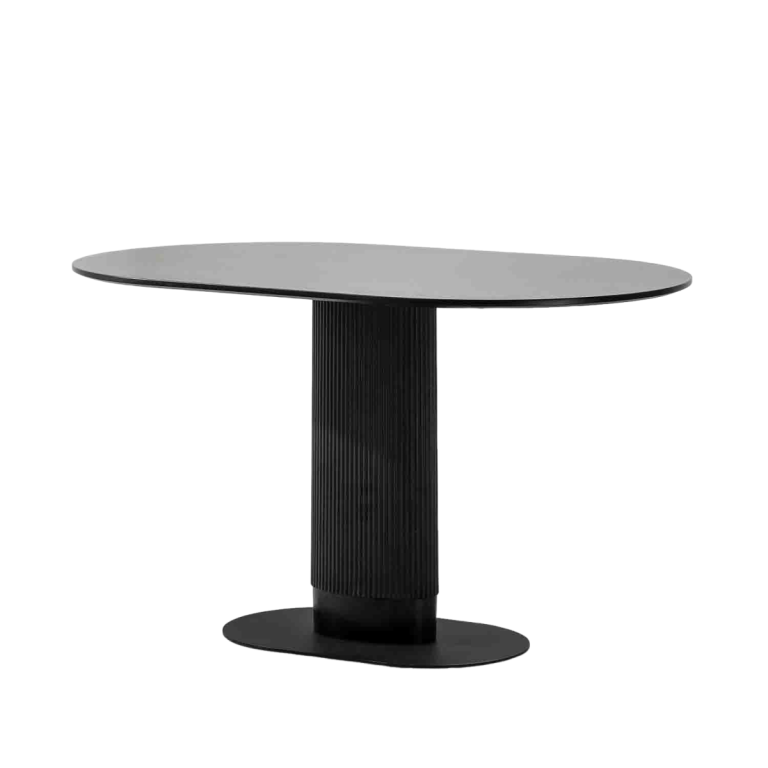 Dining Table with Unique Visual Tension | LEUKHOME