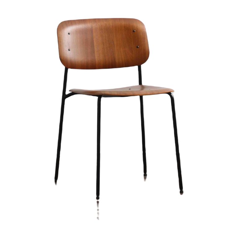 Dining Chair (2 Chairs) - Natural & Industrial Style | LEUKHOME