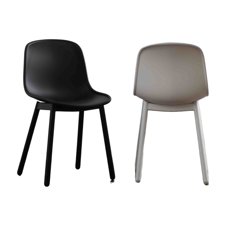 Plastic Chair PP (2 Chairs) - High - saturation Colors | LEUKHOME