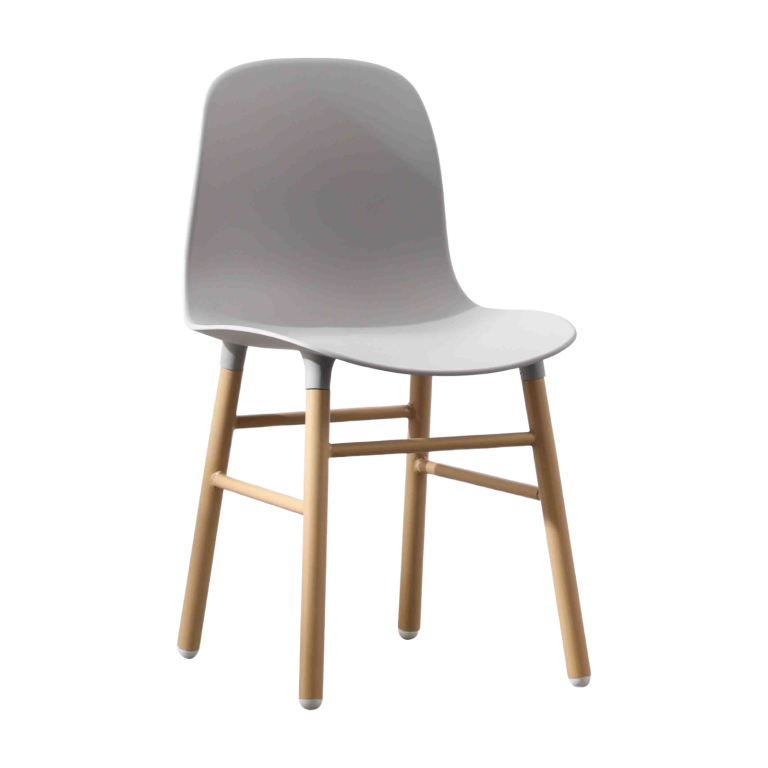 Plastic Chair PP (2 Chairs) - Lightweight & Comfortable | LEUKHOME