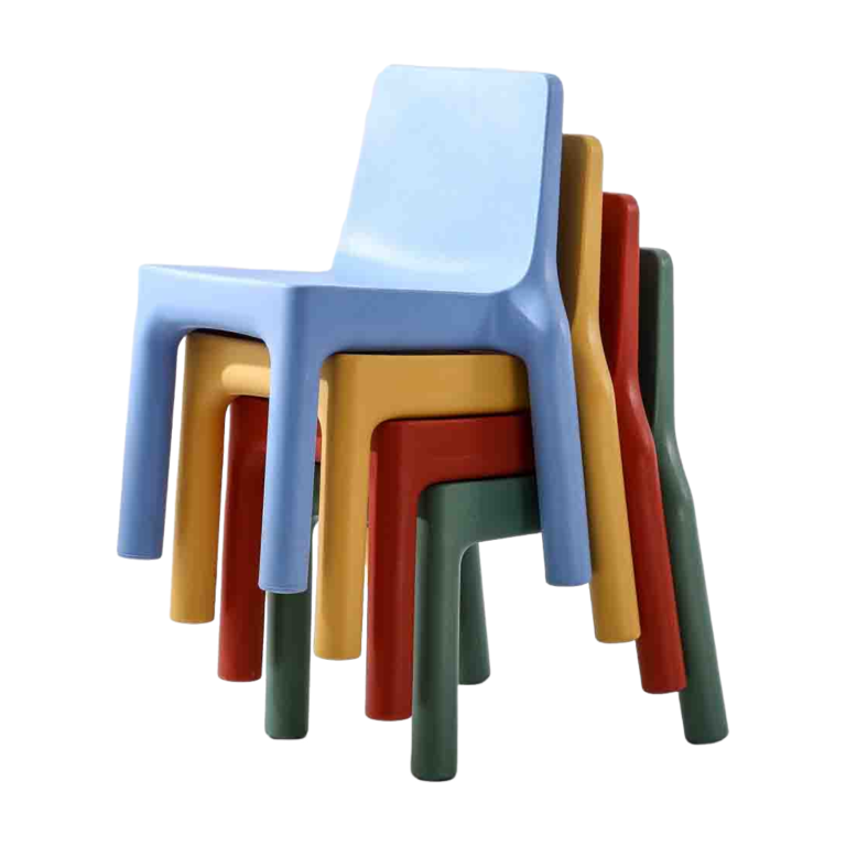 Plastic Chair Lounge - Safe for Kids | LEUKHOME