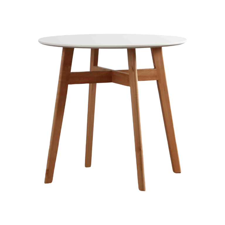 Dining Table - Smooth MDF Surface & Elegant Beech Legs | LEUKHOME