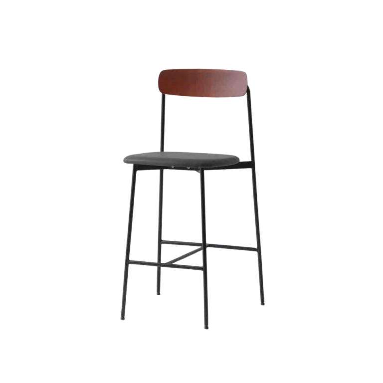 Dining Chair (2 Chairs) - High - Leg & Footrest | LEUKHOME