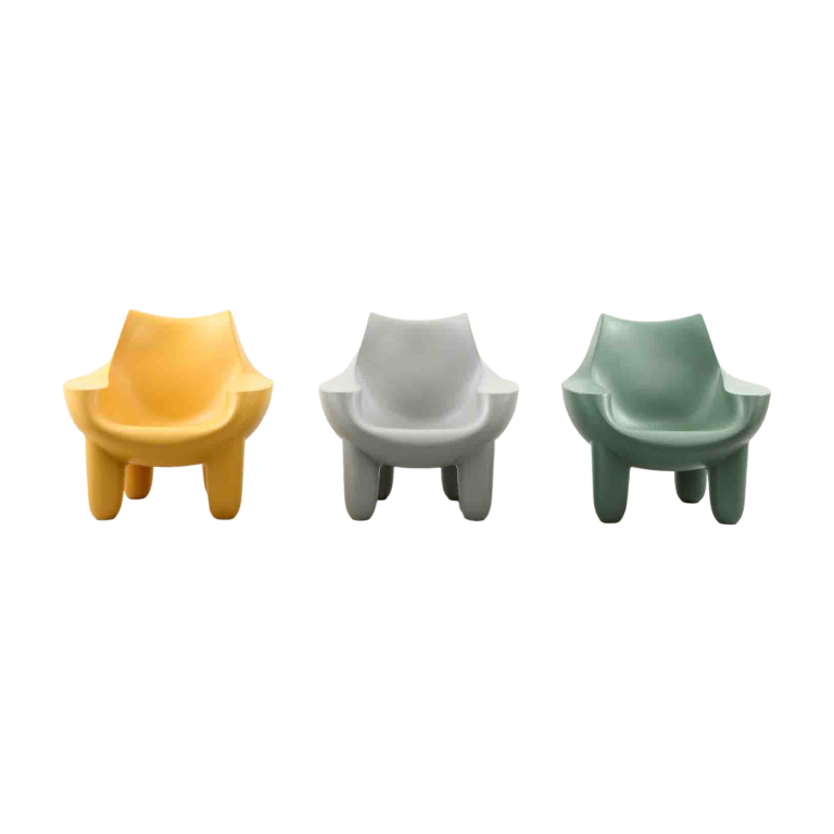 Plastic Chair Lounge - One-piece Molding | LEUKHOME