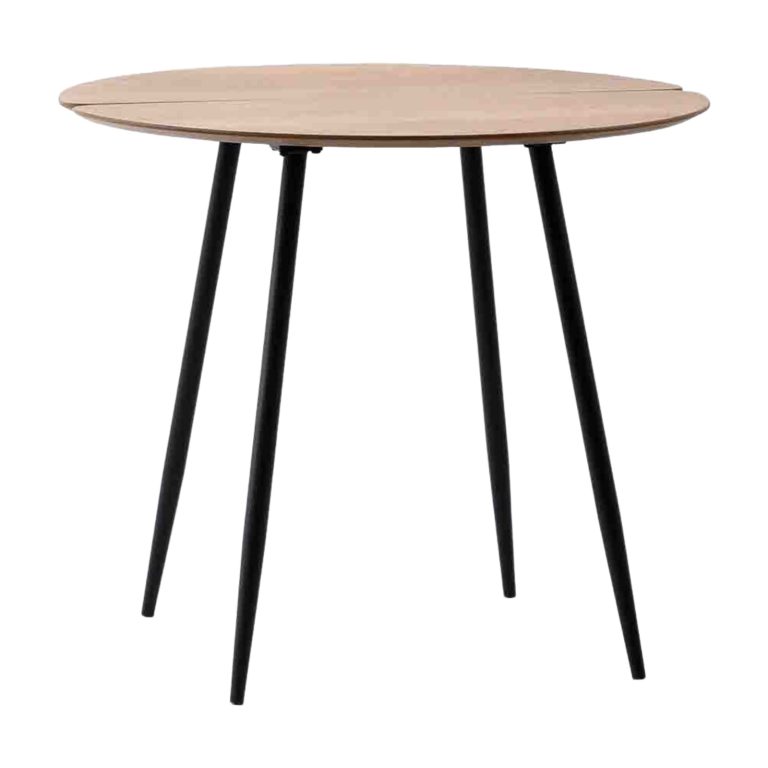 Dining Table Oak Veneer MDF - Light Suspension | LEUKHOME