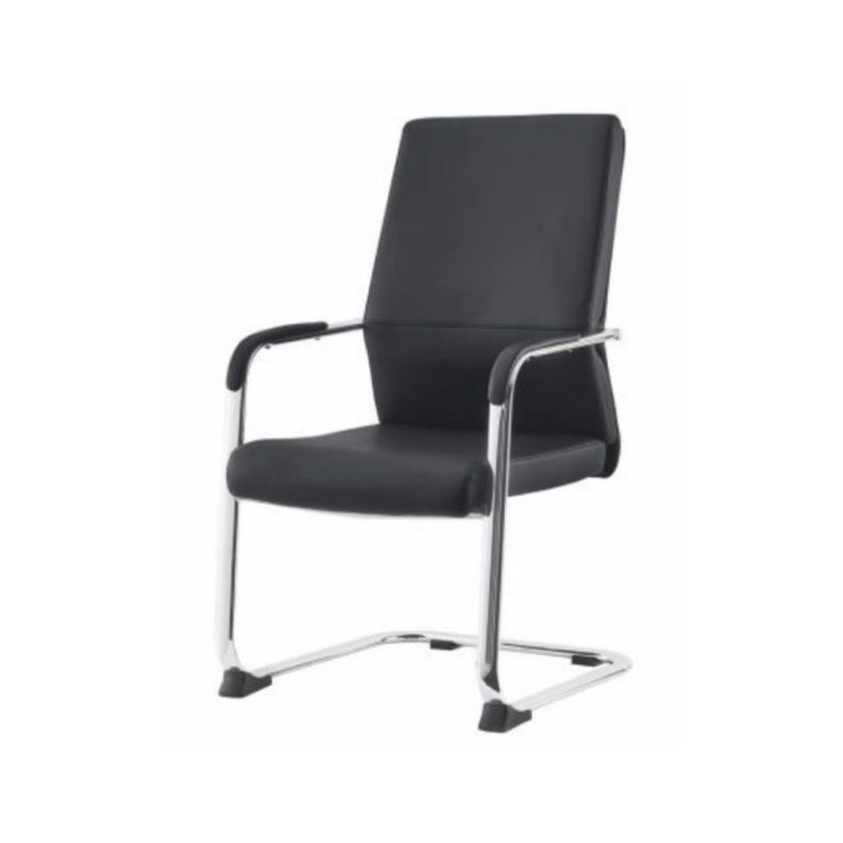 PU Upholstered Office Chair - High Back & Armrests | LEUKHOME