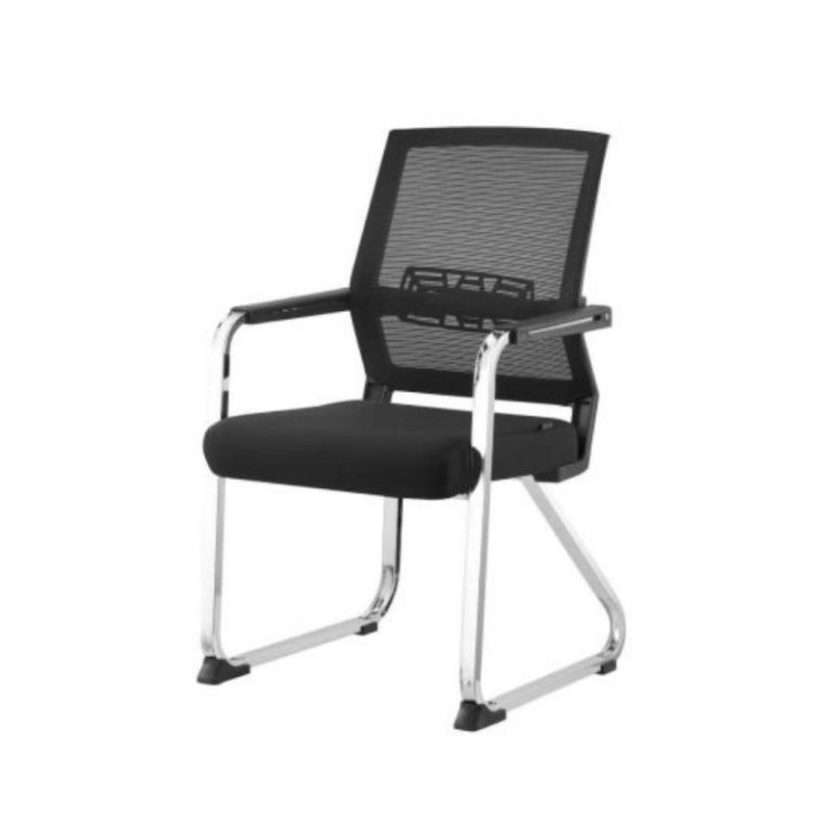 Black Mesh Fabric Ergonomic Office Chair - Comfortable & Sturdy | LEUKHOME