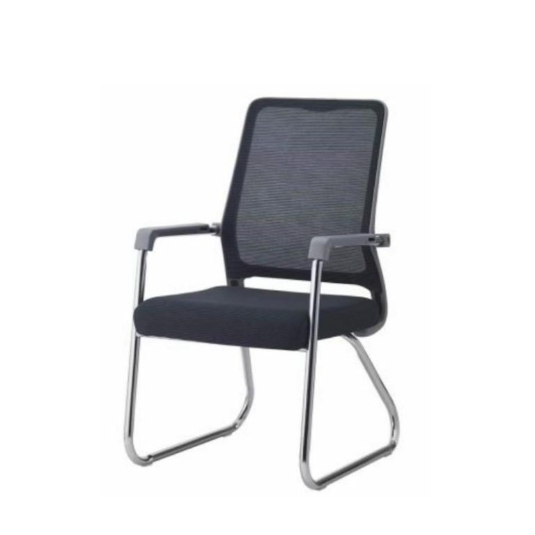 Grey Mesh Fabric Ergonomic Office Chair - Spine Support | LEUKHOME