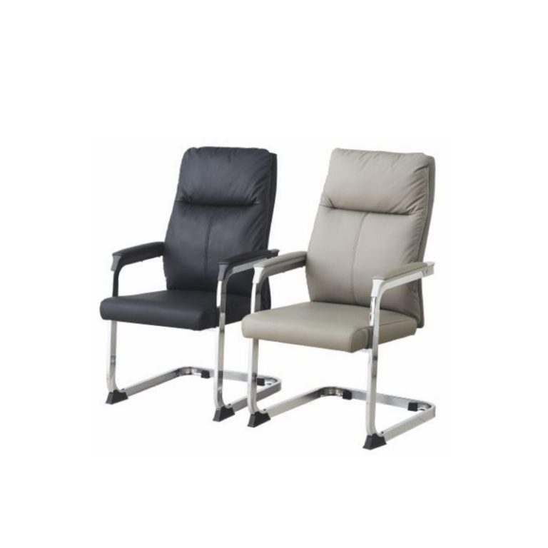 PU Ergonomic Design Office Chair - Orange Cushion & Colorful Design | LEUKHOME