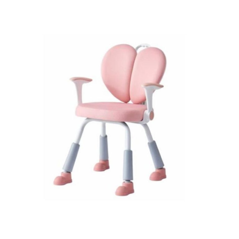Pink Mesh Fabric Office Chair - Cute Design | LEUKHOME