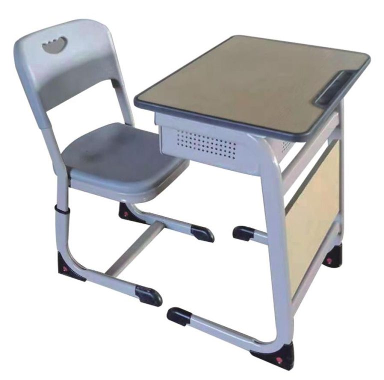 Fun Single Desk and Chair Sets with Cloud - shaped Backrest | LEUKHOME