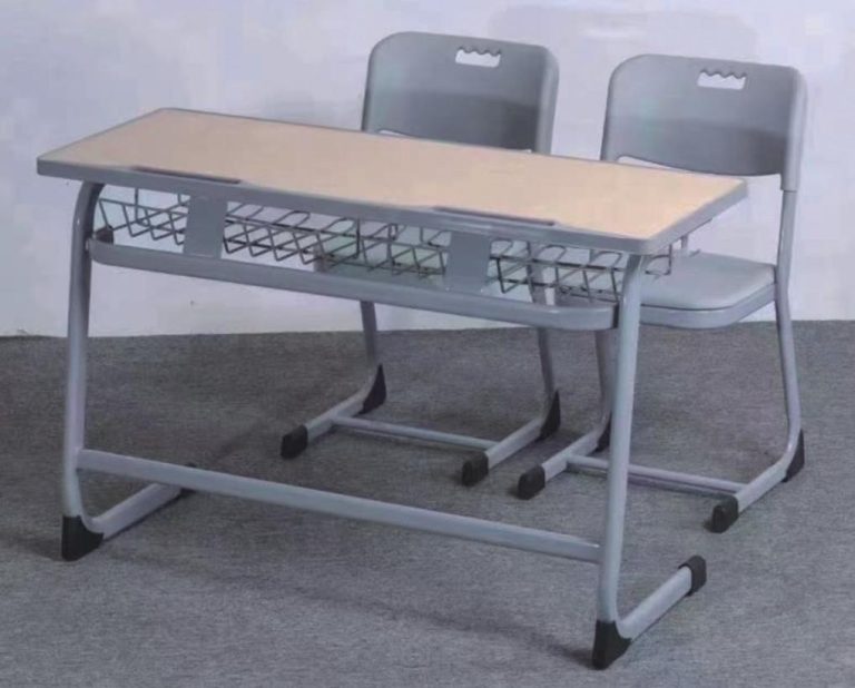 Cozy Double Desk and Chair Set for Collaborative Work | LEUKHOME