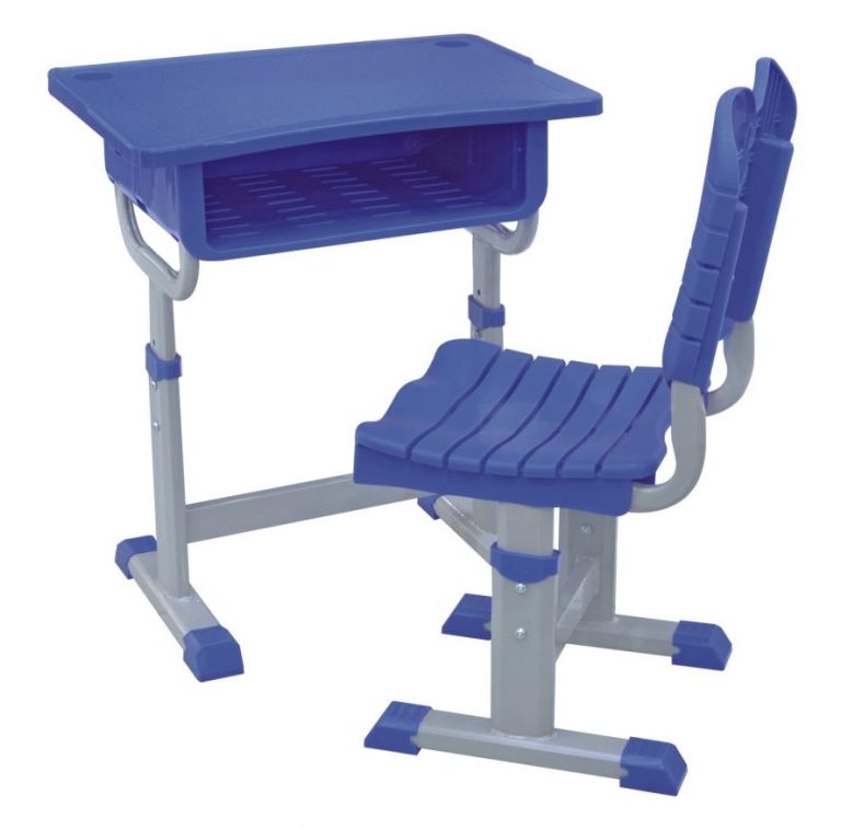Durable Single Desk and Chair Sets All - plastic & Adjustable | LEUKHOME