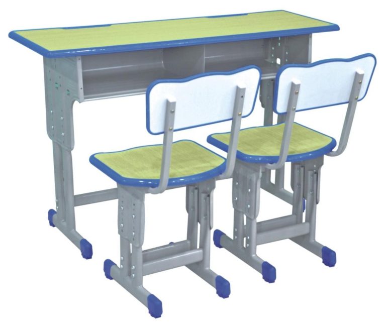 Versatile Single Desk and Chair Set Dual Sharing Storage | LEUKHOME