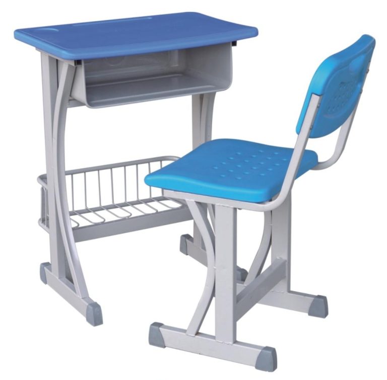 Practical Single Desk and Chair Sets Double - layer Storage | LEUKHOME