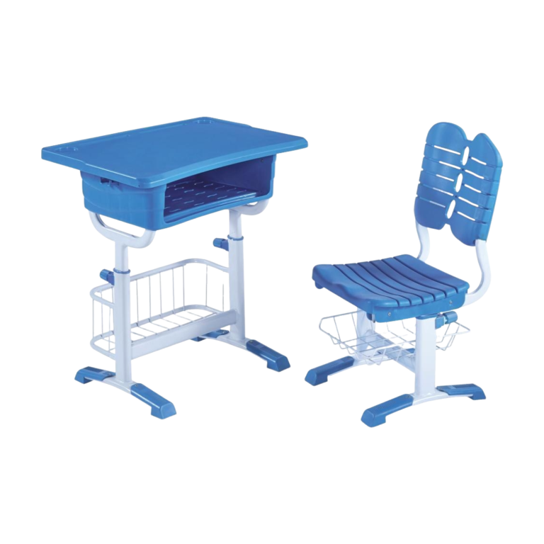 Single Study Desk and Chair, 1 Set (1 Table+1 Chair)