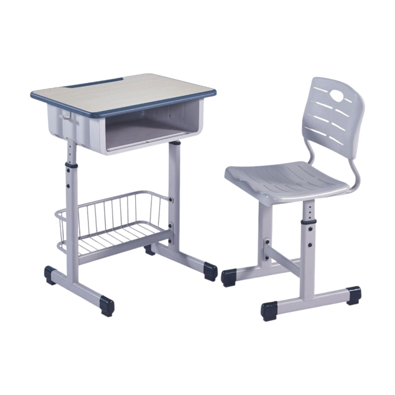 Single Study Desk and Chair, 1 Set (1 Table+1 Chair)
