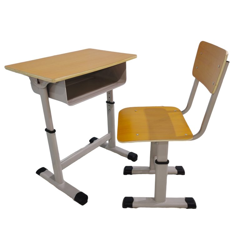 Single Study Desk and Chair, 2 Sets (2 Tables+2 Chairs)