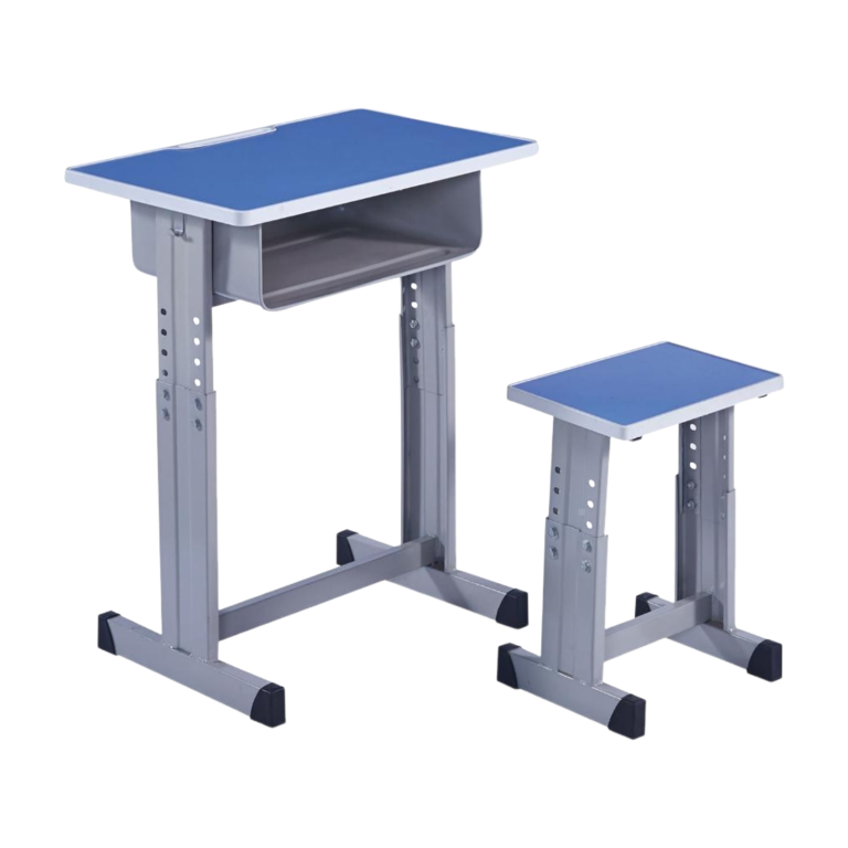 Single Study Desk and Chair, 2 Sets (2 Tables+2 Chairs)